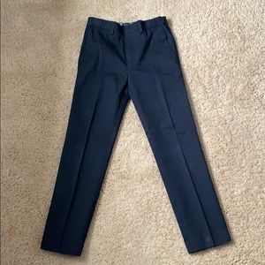 Crewcuts by JCrew navy blue dress pants for boys.